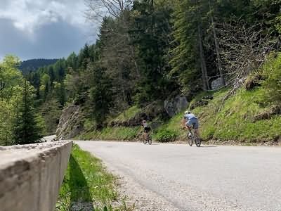 Črnivec pass Slovenia Cycling